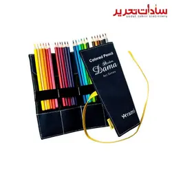 ARAMI کد 540 جامدادی و مداد 12 رنگ سه گوش کیفی