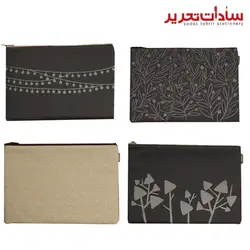 liam کد 3074 پوشه متقالی زیپ دار A4