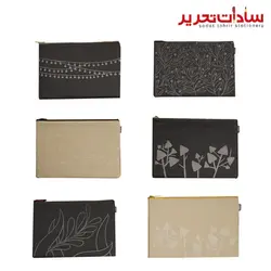 liam کد 3075 پوشه متقالی زیپ دار A5