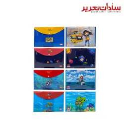 clips کد 9462 پوشه دکمه دار A4 کودک