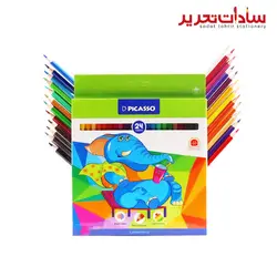 PICASSO مداد 24 رنگ مقوایی