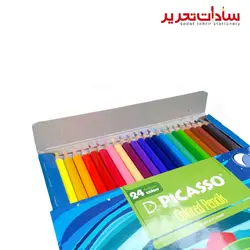 PICASSO مداد 24 رنگ مقوایی