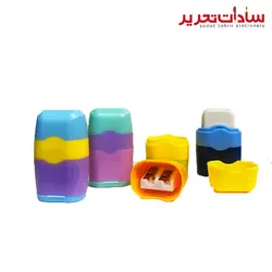 Pixpit کد 8141 پاک کن و تراش مخزن دار دو سوراخ 24