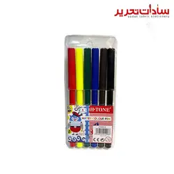 کد 06-10201 ماژیک 6 رنگ طلقی