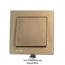 کلید و پریز اویدنت نستک رنگ بژ (طلایی)