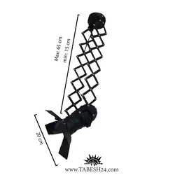 چراغ آکاردئونی سقفی کوچک