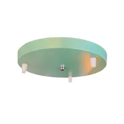 آویز فلزی سه شعله سبز مدل 7068/130/3