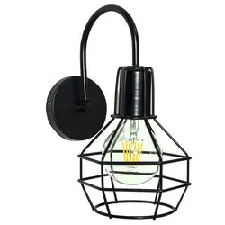 چراغ دیواری طرح قفس کد W403