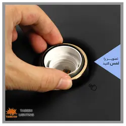 چراغ آویز دکوراتیو بشقابی کد 697