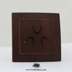 کلید و پریز خیام الکتریک مدل پرشین طرح چوب