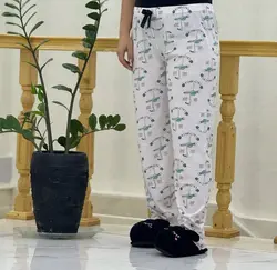 شلوار راحتی نخی زنانه کد ۱۵۵۳۶ - فروشگاه کوکوهوم