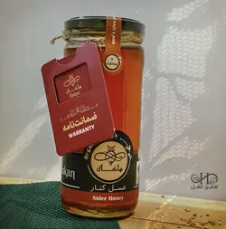 عسل کنار - درج آنالیز آزمایشگاهی روی بسته - با کارت ضمانت - 600 گرم