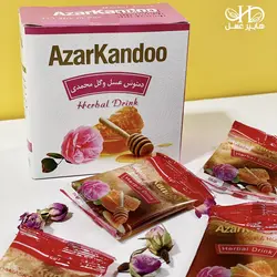 عسل و گل محمدی ساشه ای - ده ساشه ی بیست گرمی