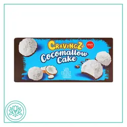 کیک cravings شکلاتی با روکش نارگیلی کوکو مالو 100 گرم