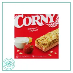 غلات بار کورنی با طعم ماست و توت فرنگی 6 عددی