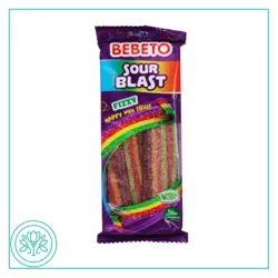 پاستیل ببتو شکری نواری با طعم مخلوط میوه 180 گرم