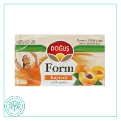 دمنوش لاغری دوغوش طعم زردآلو 20 عددی