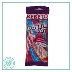 پاستیل ببتو شکری پیچی با طعم وانیل و توت فرنگی 75 گرم