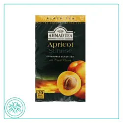 چای کیسه ای احمد با طعم زردآلو بسته 20 عددی