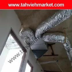 کانال فلکسیبل با عایق پشم شیشه | خرید تلفنی کانال فلکسیبل با عایق پشم شیشه باکیفیت از تهویه مارکت