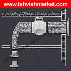 کانال فلکسیبل با عایق پشم شیشه | خرید تلفنی کانال فلکسیبل با عایق پشم شیشه باکیفیت از تهویه مارکت