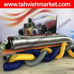 کانال فلکسیبل با عایق پشم شیشه | خرید تلفنی کانال فلکسیبل با عایق پشم شیشه باکیفیت از تهویه مارکت