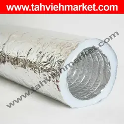 لوله فلکسیبل با عایق پشم شیشه | خرید تلفنی لوله فلکسیبل با عایق پشم شیشه با کیفیت از تهویه مارکت