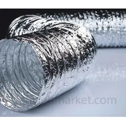 لوله فلکسیبل با عایق پشم شیشه | خرید تلفنی لوله فلکسیبل با عایق پشم شیشه با کیفیت از تهویه مارکت