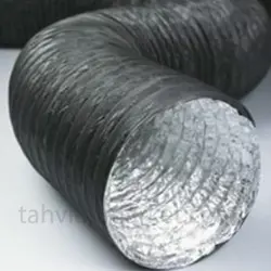 لوله فلکسیبل با عایق پشم شیشه | خرید تلفنی لوله فلکسیبل با عایق پشم شیشه با کیفیت از تهویه مارکت