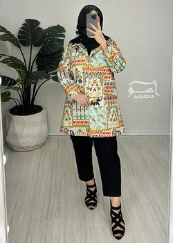 کت تافته ابریشم زری دوزی سبز طرح فیلی کد 696