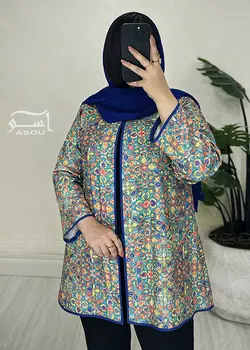 مانتو کوک دوزی سبز کد 725