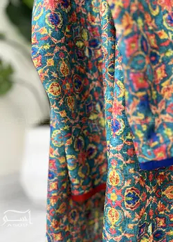 مانتو کوک دوزی سبز کد 725
