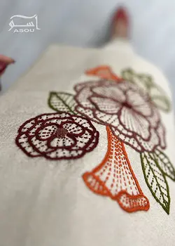 مانتو گلدوزی کرم کوتاه کد 791