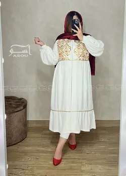 مانتو سوزندوزی سفید مغزی دوزی کد 652