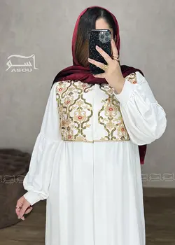 مانتو سوزندوزی سفید مغزی دوزی کد 652