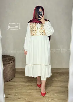 مانتو سوزندوزی سفید مغزی دوزی کد 652