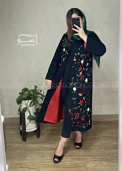 مانتو تمام گلدوزی کد 603