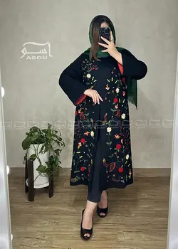 مانتو تمام گلدوزی کد 603