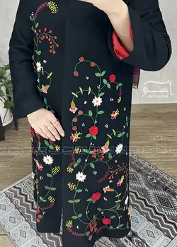 مانتو تمام گلدوزی کد 603