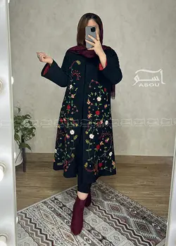 مانتو تمام گلدوزی کد 603