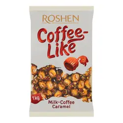 آبنبات کافی لایک روشن با مغز کارامل بسته 1 کیلویی