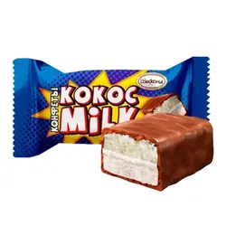 شکلات روسی فله آکوند KOKOC MILK با مغز نارگیل