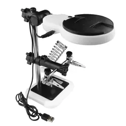 گیره مونتاژ  مدل MG16129AC  با ذره بین و پایه هویه