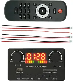 پنل پخش کننده صوتی بلوتوثی با آمپلی فایر 2x40W مدل D125