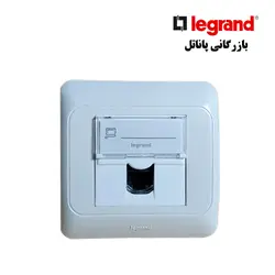 پریز شبکه توکار لگراند CAT6 UTP تک پورت