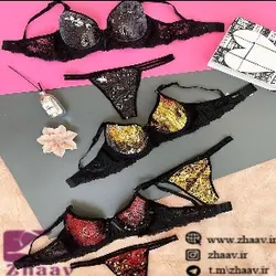 ست شورت و سوتین پولک