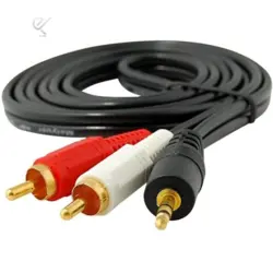 کابل صدا 1 به 2 اسپیکر کامپیوتر به طول 1.5متر برند VOX