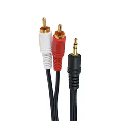 کابل صدا 1 به 2 اسپیکر کامپیوتر به طول 1.5متر برند VOX