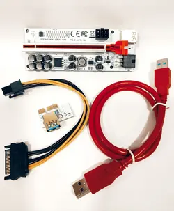 رایزر کارت گرافیک تبدیل PCI EXPRESS X1 به X16 مدل 10 خازن ورژن 12