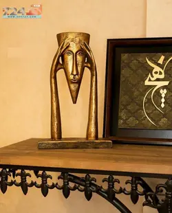 اکسسوری نقاب رزین طلایی